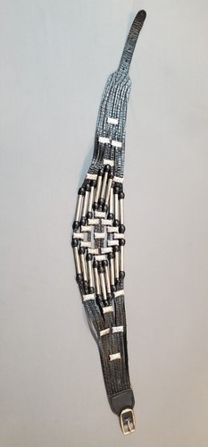 Child's Western Cowboy Belt With Metal Design Rodeo Cowboy Size XS - Picture 4 of 7