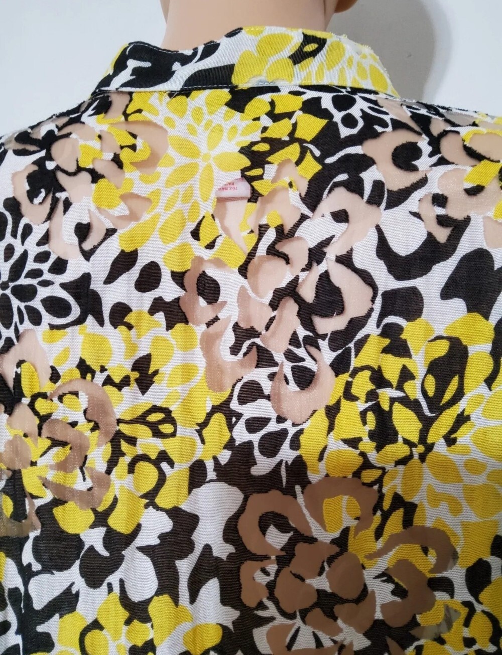 Ruby Rd Women's Button Front Blouse Yellow Size 1… - image 5