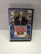 John Madden Football '92 (Sega Genesis, 1991) Complete CIB W/ POSTER NICE FAST!