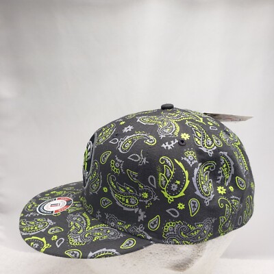 New York Yankees MLB Twins ALT COOP BANDANA Grey-Lime Fitted Hat