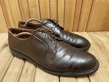 Alden Shell Cordovan 990 Plain Toe Blucher Color 8 Men's USA 13 A/C