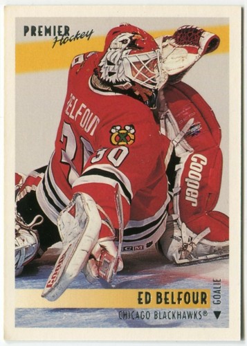 1994-95 O-Pee-Chee OPC #285 Ed Belfour Chicago Blackhawks