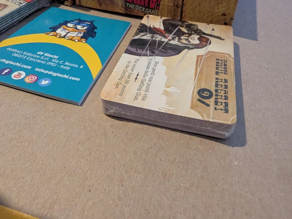 💥 Bang! The Dice Card Game (daVinci 2019) Wild West Outlaw Sheriff New Open Box - Image 4 of 4