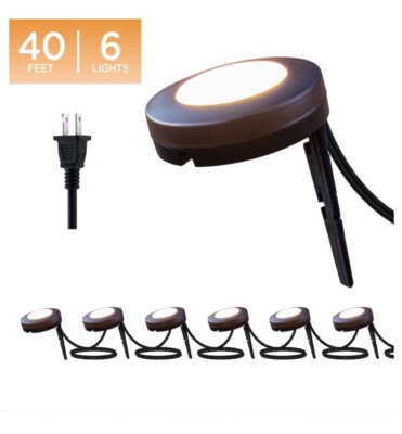 NIB NEW Enbrighten Landscapes 56064-1 LED Lanscape Lights 40 Feet