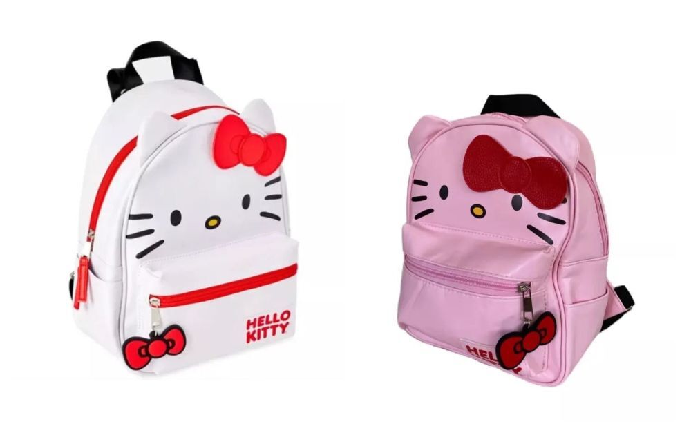 HELLO KITTY バックパック 赤と白 HELLO KITTY バックパック 赤と白