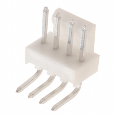 MOLEX 22-05-3041, CONN HEADER R/A 4POS 0.100'' 2.54MM (100 pcs)