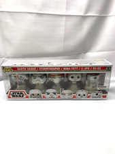 Funko Pop!: Star Wars - Darth Vader Stormtrooper Boba Fett C-3PO R2-D2*5 PACK