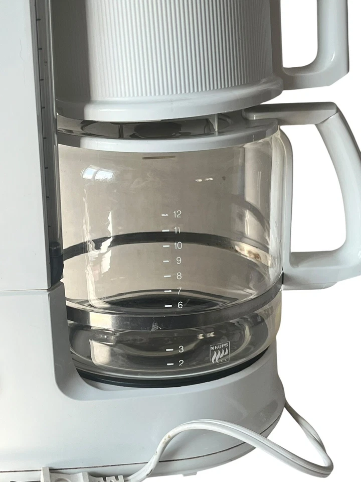 Krups Classic Brewmaster Plus 140 White 10 Cup Coffee Maker - Image 4 of 4