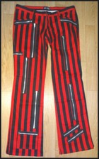 *NEU*~NIX GUT~Hose~Modell: Stripe~Gothic~Emo~Punk~Streifen~Gr. XXL (ca. 36/38)~