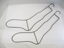  2 Metal Sock Stretcher Stocking Dryer Hanger Set Mid-Century Laundry Decor
