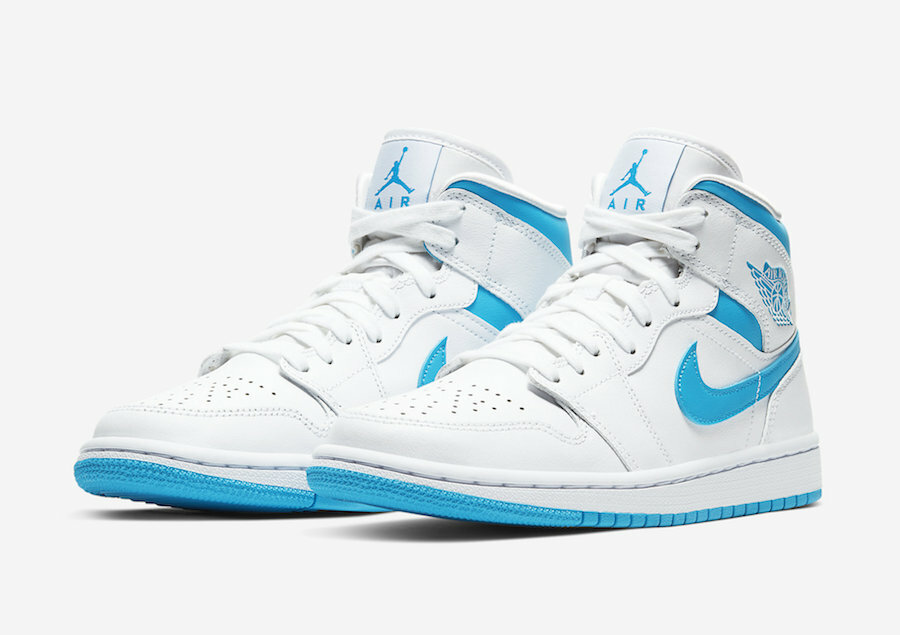 2020 Nike Air Jordan 1 Mid UNC Women's Size 9.5. Men's Size