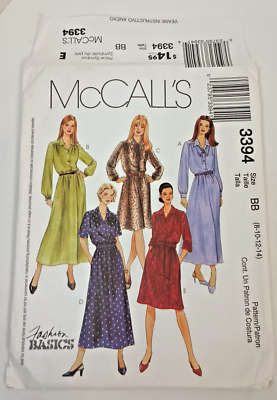 McCall's 3394 Ladies Dress sewing pattern New Size 8-14 Envelope Damage |  eBay