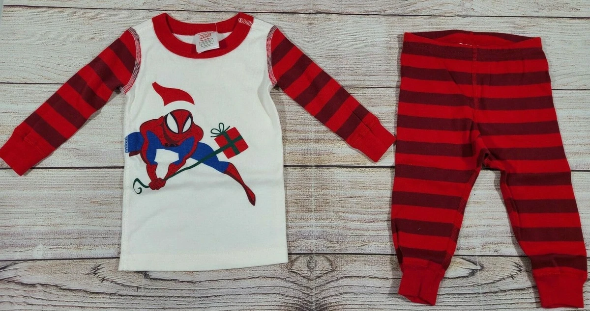 Hanna Andersson Marvel Kid s Spider Man Pajama Set 12 18mths