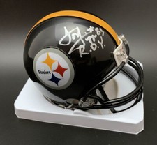 Louis Lipps SIGNED Pittsburg Steelers Mini Helmet + 83 ROY PSA/DNA AUTOGRAPHED