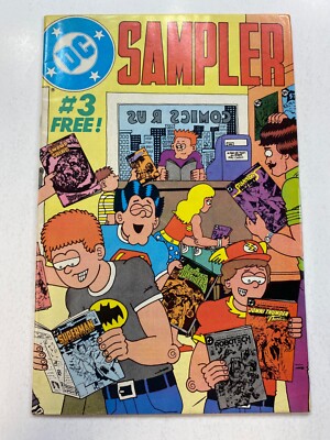 DC Sampler #3 KEY 1st Preview Appearance John Constantine Swamp Thing #37! 1984