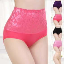 Viscose Fiber Spandex Womens Panties Breathable Comfortable High Waist Panties