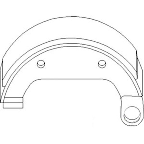 Brake Shoes Fits Ford 1000 1600 SBA328100031 - Picture 5 of 9