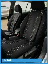 Maß Schonbezüge Sitzbezüge für Fiat Panda Typ 169 2003 - 2012 N308