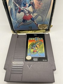 Hydlide NES Nintendo With Box Authentic Good Condition! Rare!