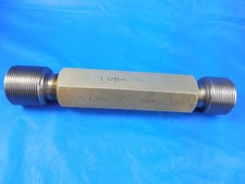 1 3/16 NEF 3 THREAD PLUG GAGE 1.1875 GO NO GO P.D.'S= 1.1514 & 1.1550 INSPECTION