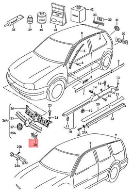 Genuine Chrome/Red Inscription 1J6853679HJGS | eBay 