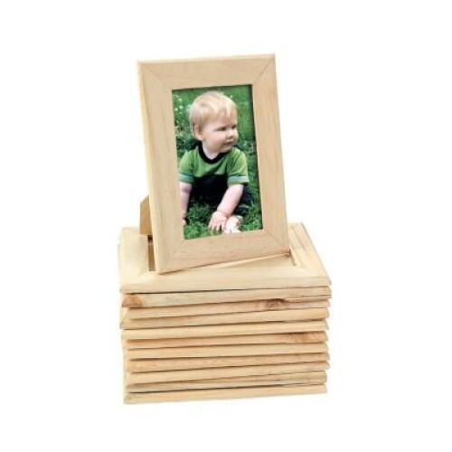 DIY Unfinished Wood Picture Frames Lot of (2) Child Kid Paint Craft Art Gift - Picture 1 of 8