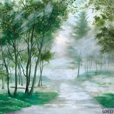 10'x10' CP Frost Trail Season Scenic Microfiber Fabric background backdrop SD037