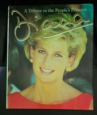 Diana - A Tribute to the People's Princess  ~ HARDCOVER  HTF  isbn 9781858338682