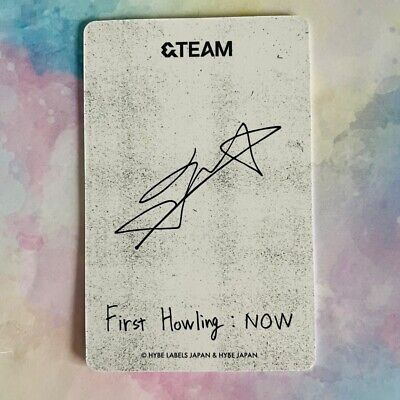 &TEAM First Howling : NOW 1st ALBUM OFFICIAL MERCHANDISE &TEAM First Howling : NOW 1st ALBUM OFFICIAL MERCHANDISE