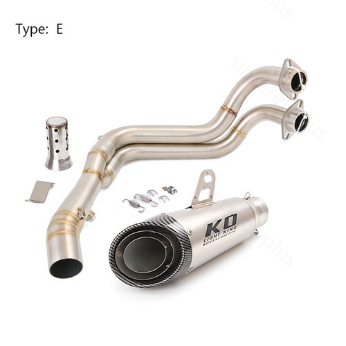 Silenciador de tubo delantero sistema de escape Tracer 7 para Yamaha YZF-R7 2021-2025 MT07 FZ07 - Imagen 15 de 16