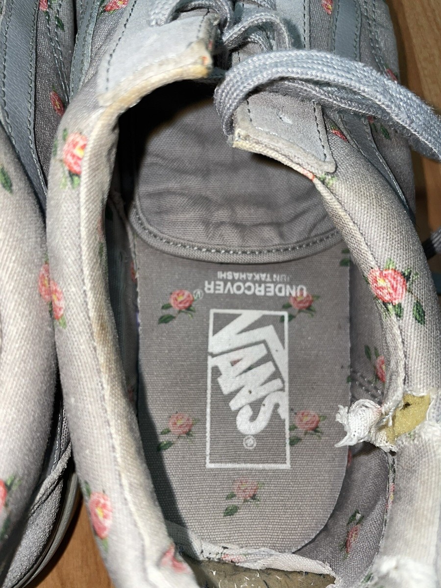 Undercover Vans Vault Old Skool LX Grey Flowers Size 10 US