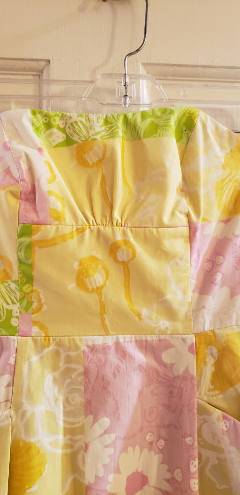 EUC LILLY PULITZER STRAPLESS PATCHWORK BLOSSOM FR… - image 7