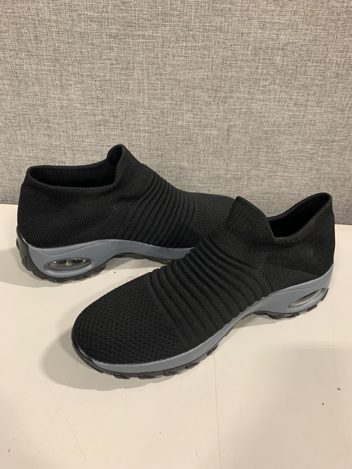 STQ Slip On Breathe Mesh Walking Shoes Women Fashion Sneakers Comfort Wedge  | eBay