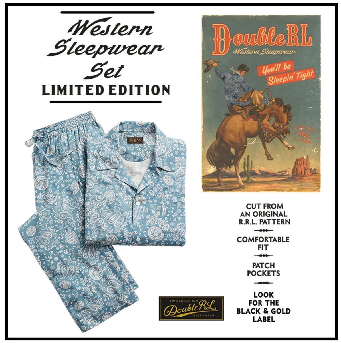 Ralph lauren cowboy pajamas sales