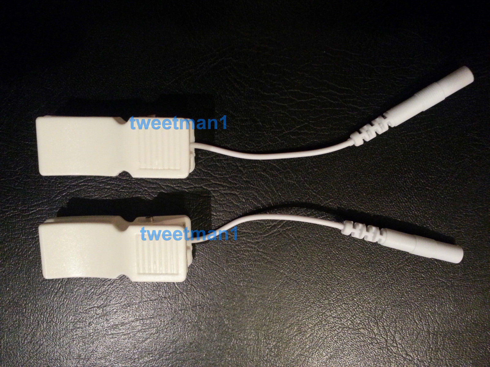 2 Ear Clips With 2 Way+4-Way Machine Massager Button Cable - Foto 8