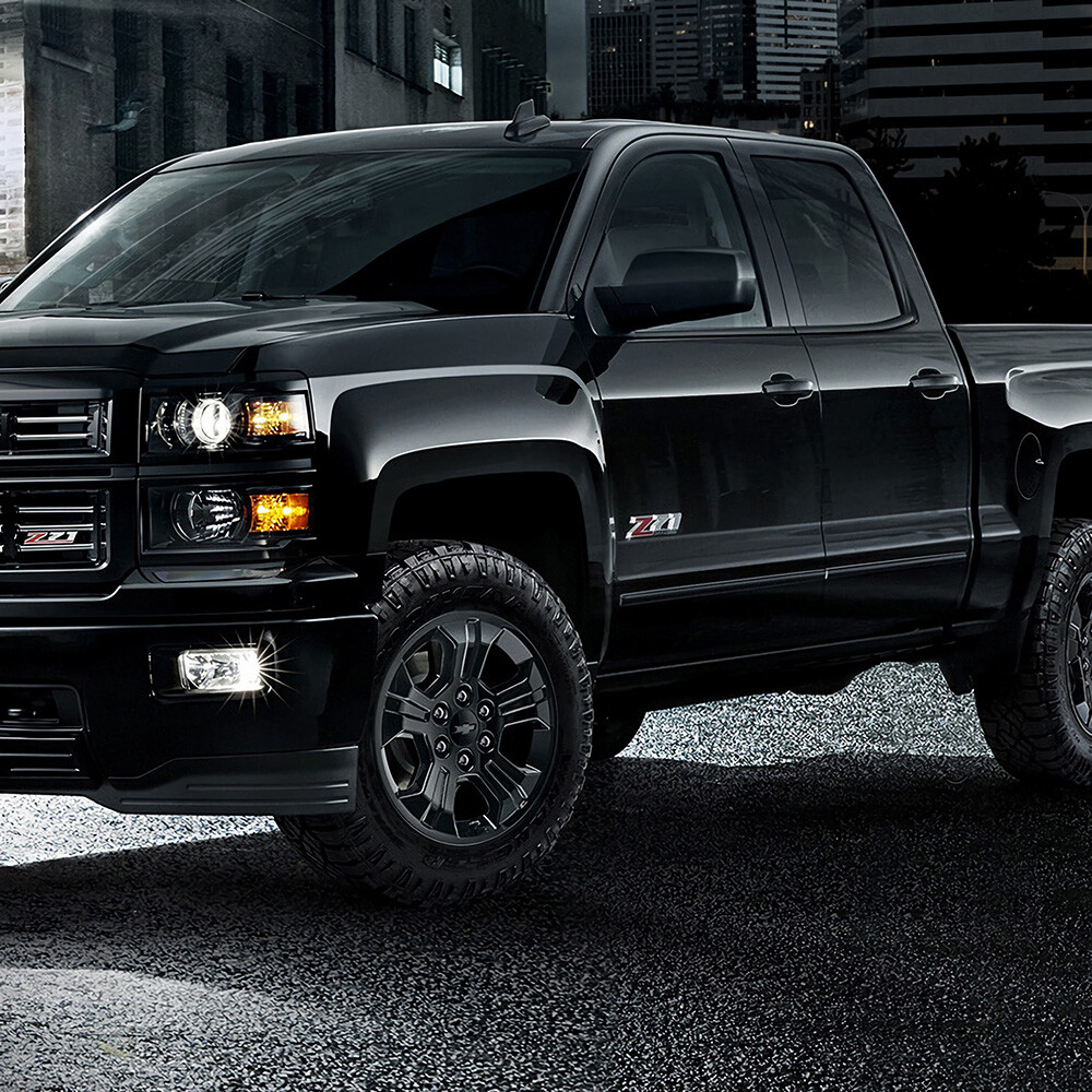 GM Chevy 09-21 Z71 Offroad Front Door Nameplate Logo Emblem Badge OEM Black Red