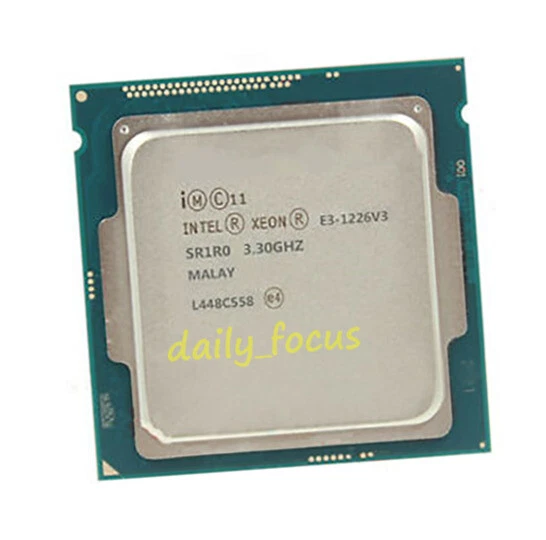Intel Xeon E3-1226 v3 3.3 GHz LGA1150 4 cores 4 threads SR1R0 CPU Processor 8 MB - Image 4 of 4