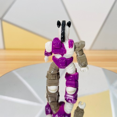 Juguete Hasbro Takara 1987 de colección Battle Beasts Zealot Zebra S3 #69 Working Rub - Imagen 4 de 8