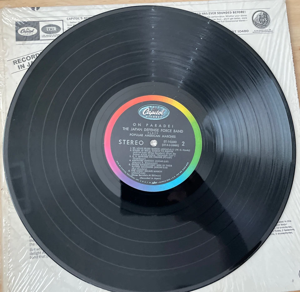 JAPAN DEFENSE FORCE BAND: on parade! CAPITOL 12" LP 33 RPM Foto 3 de 4