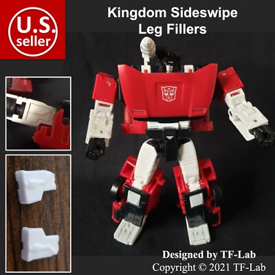 Kingdom Sideswipe Upgrade Kit Leg Gap Fillers Fillet Transformers WFC-K42 TF-Lab