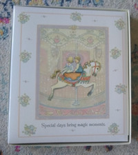Vtg Hallmark Scrapbook Special Days Bring Magic Moments Carousel Extra Pages NIB