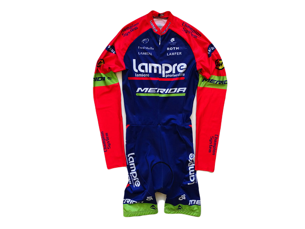 Lampre Merida Cycling All n One Suit Shirt Jersey Trikot S UK