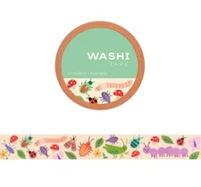 Cute Bug Washi Tape Garden Scrapbooking Journals Collage Cards