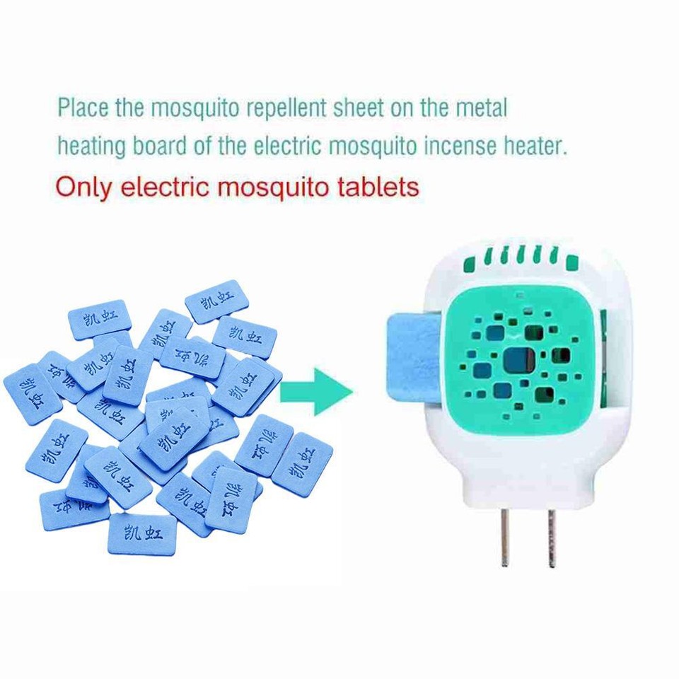 Mosquito Insect Repellent Tablets Replacement Plug in Adaptor Mats Good