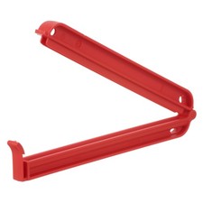 AllPoints 99922 7" Bag Clip Closure Red