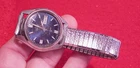VINTAGE  36MM SEIKO BLUE DIAL AUTOMATIC 6309A  WRISTWATCH STEM MISSING