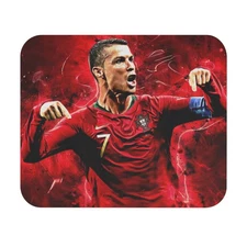 Cristiano Ronaldo Mouse Pad – Portugal Football Star Gaming Mat for Laptop or PC