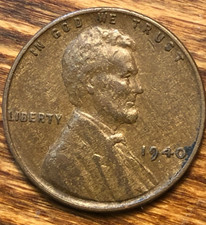 1940 Lincoln Wheat Cent Woody Improper Alloy Mix Error Old Us Penny 1940 Lincoln Wheat Cent Woody Improper Alloy Mix Error Old Us Penny