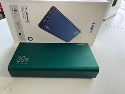 topk powerbank 20,000mAh PD