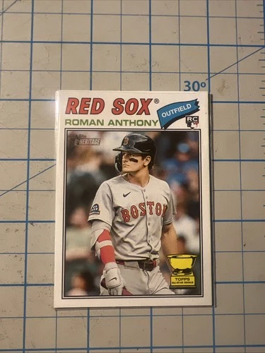 2026 Topps Heritage Roman Anthony Boston Red Sox Rookie Card #86